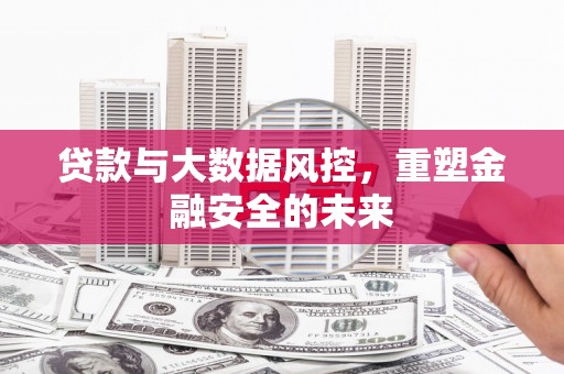 龙泉驿贷款与大数据风控，重塑金融安全的未来