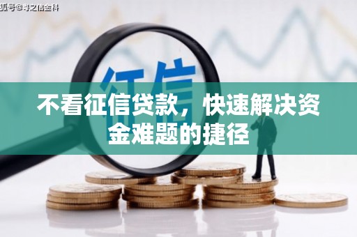 龙泉驿不看征信贷款，快速解决资金难题的捷径
