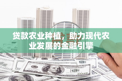 龙泉驿贷款农业种植，助力现代农业发展的金融引擎
