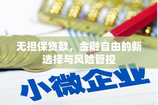 龙泉驿无担保贷款，金融自由的新选择与风险管控