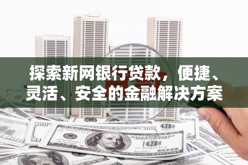 龙泉驿探索新网银行贷款，便捷、灵活、安全的金融解决方案