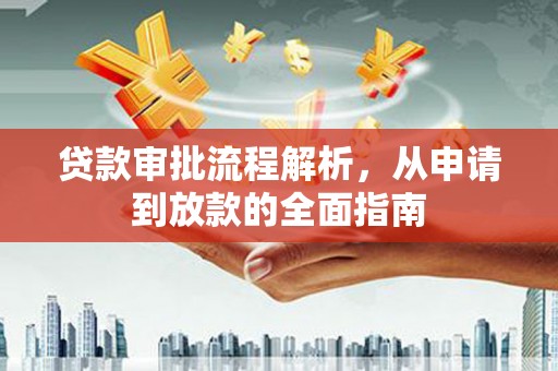 龙泉驿贷款审批流程解析，从申请到放款的全面指南