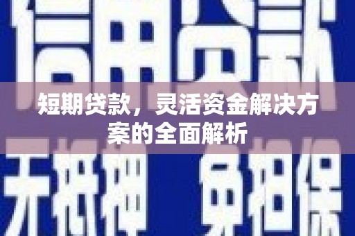 龙泉驿短期贷款，灵活资金解决方案的全面解析