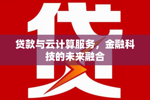 龙泉驿贷款与云计算服务，金融科技的未来融合