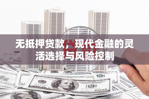 龙泉驿无抵押贷款，现代金融的灵活选择与风险控制