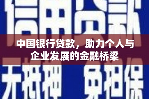龙泉驿中国银行贷款，助力个人与企业发展的金融桥梁
