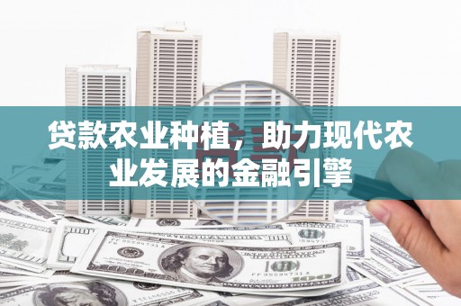 龙泉驿贷款农业种植，助力现代农业发展的金融引擎