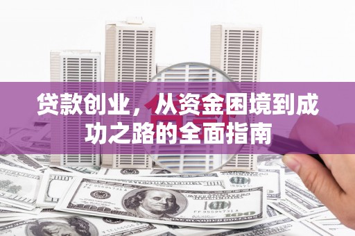 龙泉驿贷款创业，从资金困境到成功之路的全面指南