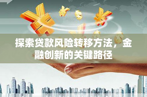 龙泉驿探索贷款风险转移方法，金融创新的关键路径