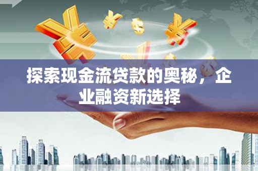 龙泉驿探索现金流贷款的奥秘，企业融资新选择