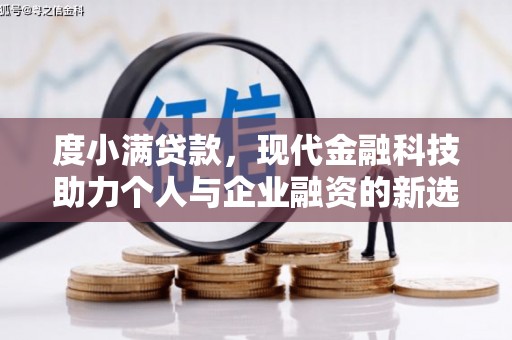 龙泉驿度小满贷款，现代金融科技助力个人与企业融资的新选择