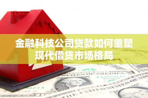 龙泉驿金融科技公司贷款如何重塑现代借贷市场格局