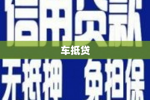 龙泉驿车抵贷