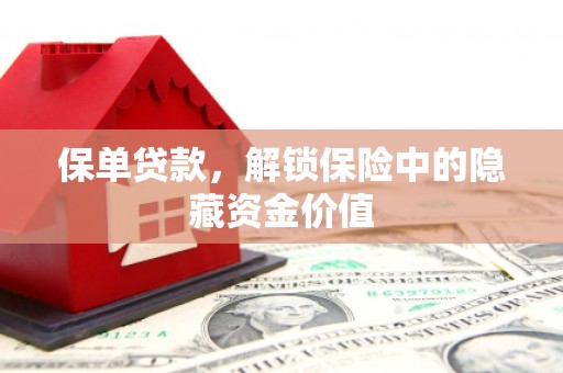 龙泉驿保单贷款，解锁保险中的隐藏资金价值