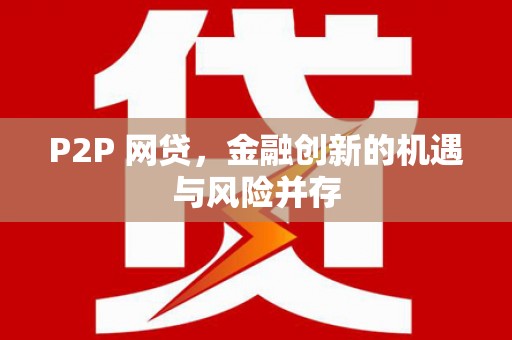 龙泉驿P2P 网贷，金融创新的机遇与风险并存