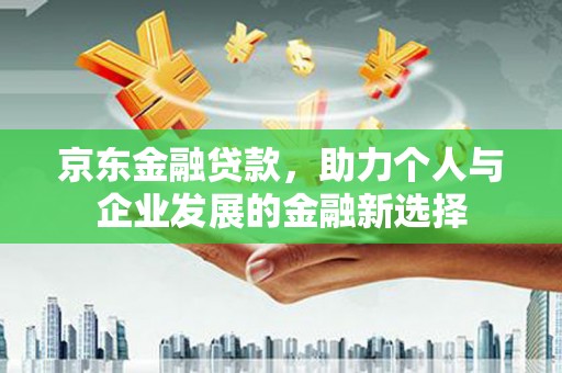 龙泉驿京东金融贷款，助力个人与企业发展的金融新选择