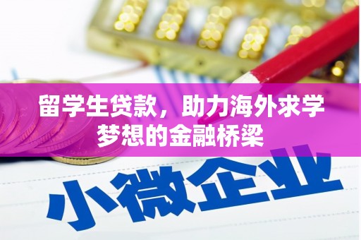 龙泉驿留学生贷款，助力海外求学梦想的金融桥梁
