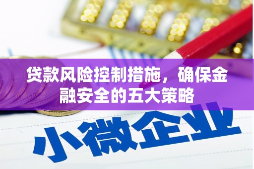 龙泉驿贷款风险控制措施，确保金融安全的五大策略