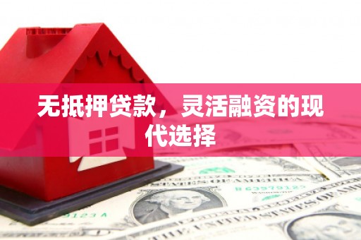 龙泉驿无抵押贷款，灵活融资的现代选择