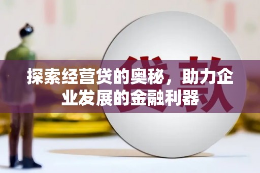 龙泉驿探索经营贷的奥秘，助力企业发展的金融利器