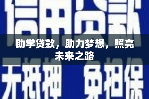 龙泉驿助学贷款，助力梦想，照亮未来之路