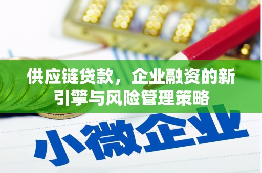 龙泉驿供应链贷款，企业融资的新引擎与风险管理策略