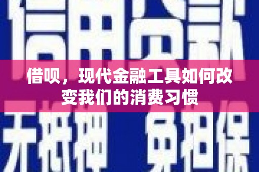 龙泉驿借呗，现代金融工具如何改变我们的消费习惯