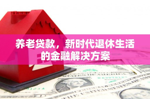 龙泉驿养老贷款，新时代退休生活的金融解决方案