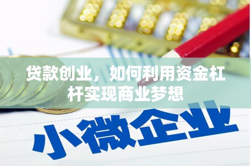 龙泉驿贷款创业，如何利用资金杠杆实现商业梦想
