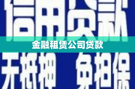 龙泉驿金融租赁公司贷款