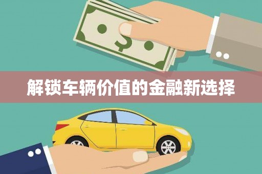 龙泉驿解锁车辆价值的金融新选择