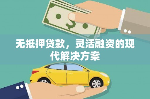 龙泉驿无抵押贷款，灵活融资的现代解决方案