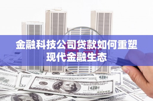 龙泉驿金融科技公司贷款如何重塑现代金融生态