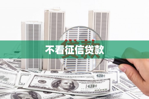龙泉驿不看征信贷款