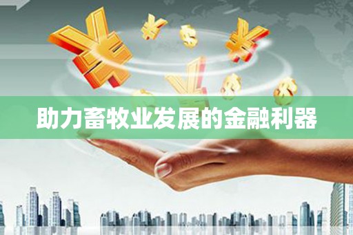 龙泉驿助力畜牧业发展的金融利器