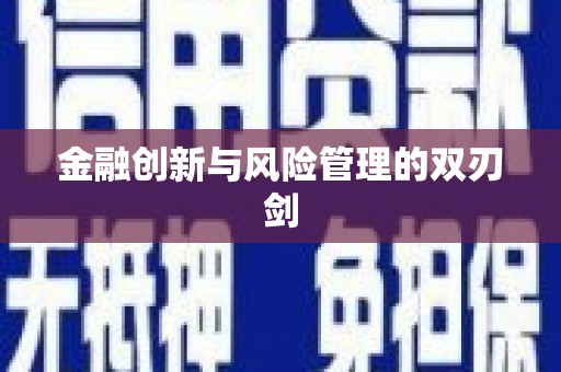 龙泉驿金融创新与风险管理的双刃剑