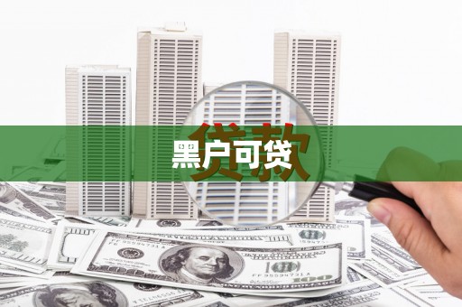 龙泉驿黑户可贷
