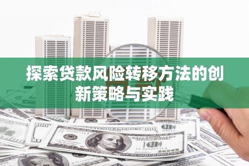 龙泉驿探索贷款风险转移方法的创新策略与实践
